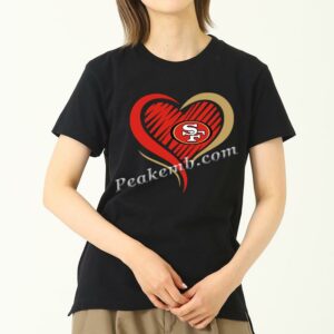 wholesale heart w/ 49ers logo desig &hellip;