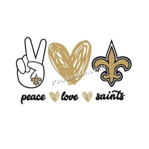 wholesale peace love w/ saints logo …