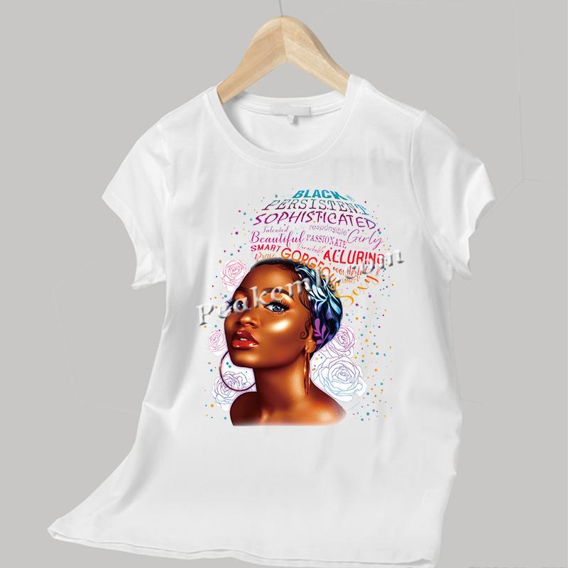 wholesale afro girl w/ Motivational words heat Transfer vinyl design fit for tshirt hat bag etc. 6 wholesale afro girl w/ Motivational words heat Transfer vinyl design fit for tshirt hat bag etc. - Image 4