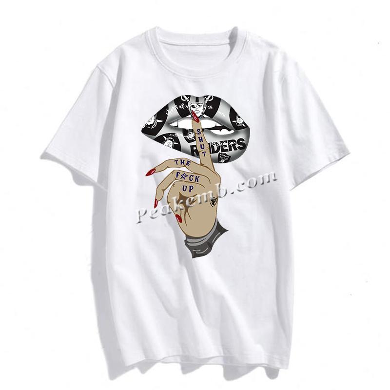 wholesale finger on lips w/ raiders logo design nfl heat iron on Transfer 6 wholesale finger on lips w/ raiders logo design nfl heat iron on Transfer - Image 4