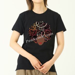 wholesale abstract afro girl heat T &hellip;
