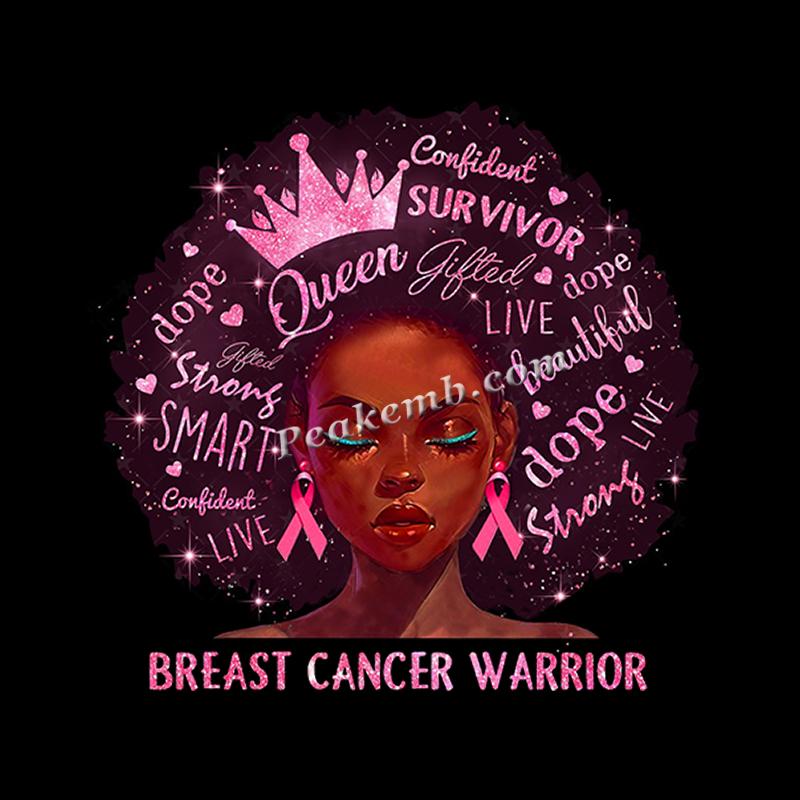 wholesale afro girl w/ "breast cancer warrior" heat Transfer vinyl design fit for tshirt hat bag etc. 8 wholesale afro girl w/ "breast cancer warrior" heat Transfer vinyl design fit for tshirt hat bag etc. - Image 6