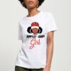 wholesale afro girl wear a hat w/ FALCONS logo design nfl heat iron on Transfers 2 90Peakxf 2107108