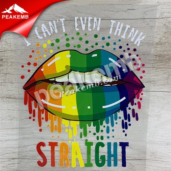 wholesale factory supply popular not cut DTF colorful I Can't Even Think Straight Direct to film Transfer iron on Lips heat transfer 5 wholesale factory supply popular not cut DTF colorful I Can't Even Think Straight Direct to film Transfer iron on Lips heat transfer - Image 3