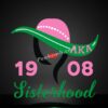 wholesale AKA 1908 sisterhood girl in a hat heat Transfer vinyl design fit for tshirt hat bag etc. 2 Peakxf 2108043