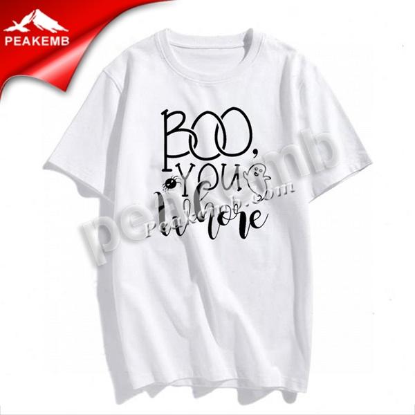 wholesale Funny Halloween Gift Iron on Boo Transfer Halloween Shirt Heat Transfer Printing Funny Halloween Shirt Design 5 wholesale Funny Halloween Gift Iron on Boo Transfer Halloween Shirt Heat Transfer Printing Funny Halloween Shirt Design - Image 3