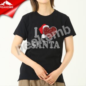 New Designed I love Santa Glitter I &hellip;