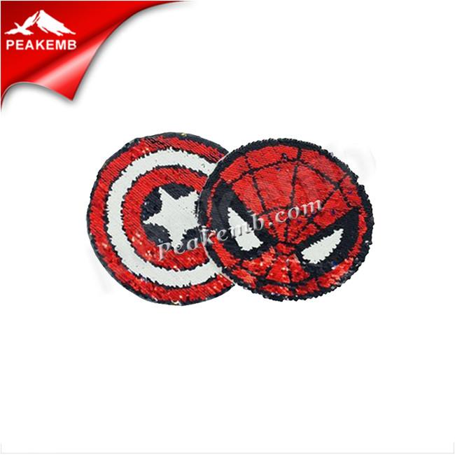 wholesale Free embroidery patterns customized reversible sequin patch 4 wholesale Free embroidery patterns customized reversible sequin patch - Image 2