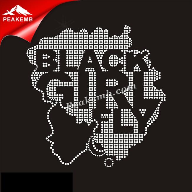 Custom Wholesale Rhinestone Crystal Iron on Black Girl Magic Motif for Clothing 5 Custom Wholesale Rhinestone Crystal Iron on Black Girl Magic Motif for Clothing - Image 3