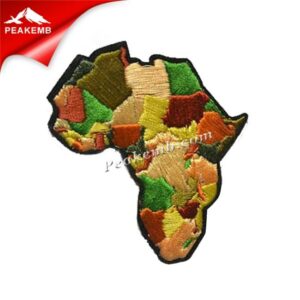 wholesale Custom Africa Map Embroid …
