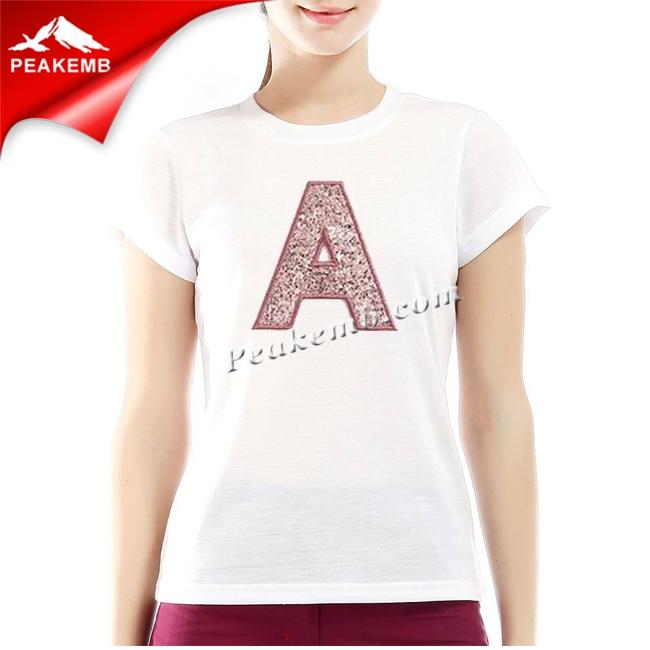 wholesale Iron on Embroidery Glitter Letter Patch For Garment Accessory 3 wholesale Iron on Embroidery Glitter Letter Patch For Garment Accessory