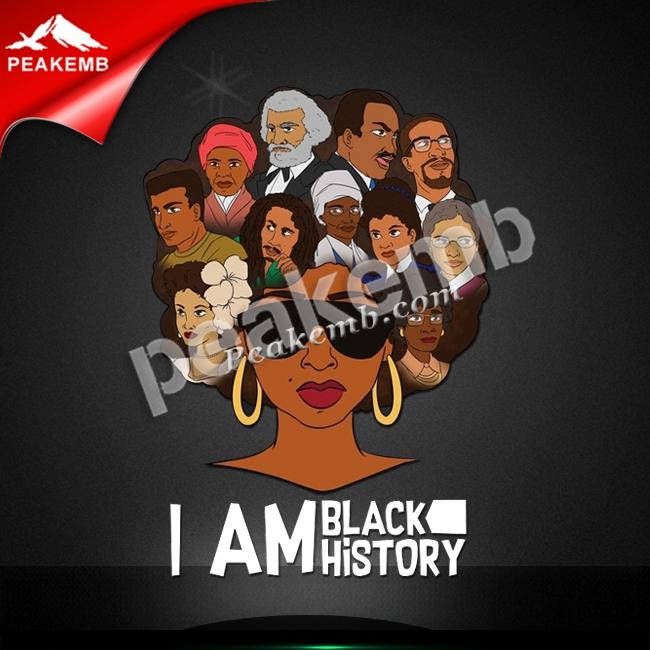 wholesale Hotfix Printable Glitter Heat Transfer I am Black History Afro Vinyl Designs 5 wholesale Hotfix Printable Glitter Heat Transfer I am Black History Afro Vinyl Designs - Image 3