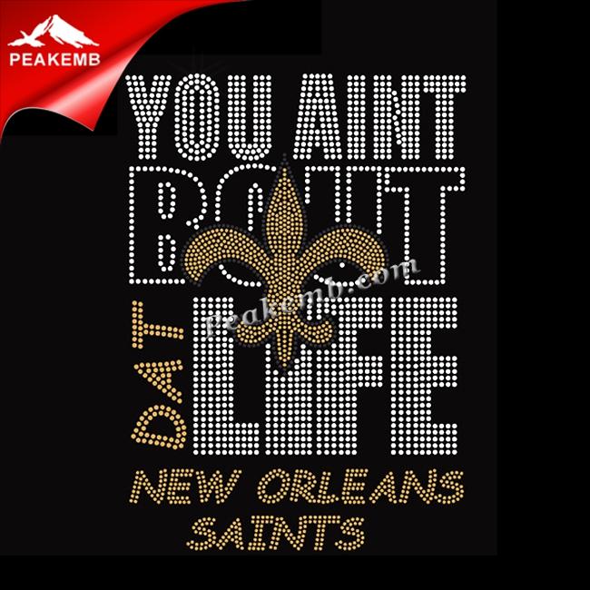 wholesale Custom design you ain't bout adt life letter rhinestone iron on transfer for clothing 5 wholesale Custom design you ain't bout adt life letter rhinestone iron on transfer for clothing - Image 3