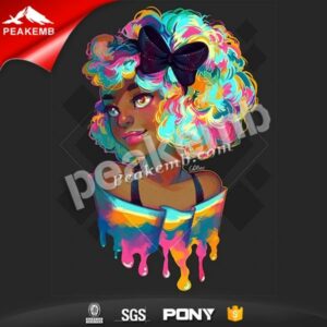 wholesale Afro Girl Heat Transfer W &hellip;