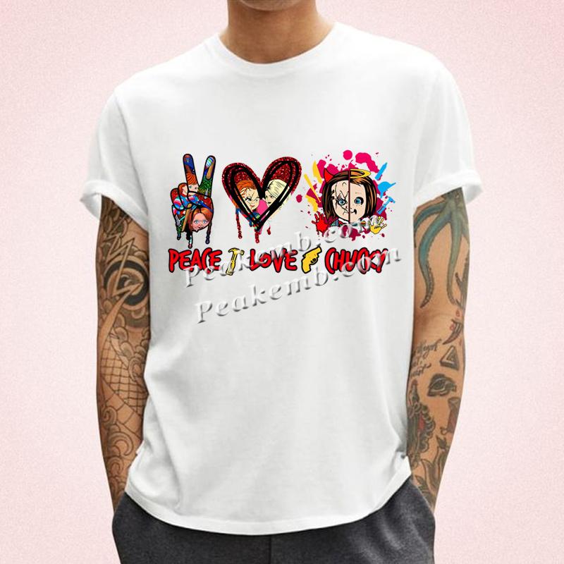 wholesale Custom your own design factory direct printable vinyl peace love chucky horror movie printable heat transfer sticker 4 wholesale Custom your own design factory direct printable vinyl peace love chucky horror movie printable heat transfer sticker - Image 2