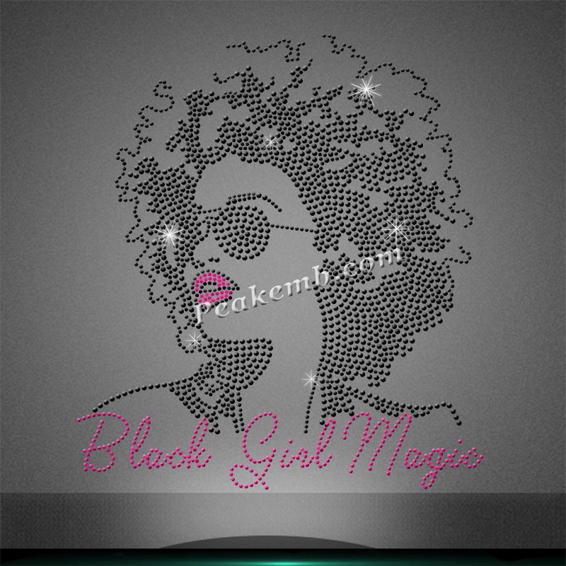 wholesale wear glasses Afro black girl magic design heat iron on transers for tshirt hat etc. 8 wholesale wear glasses Afro black girl magic design heat iron on transers for tshirt hat etc. - Image 6