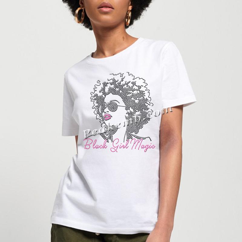 wholesale wear glasses Afro black girl magic design heat iron on transers for tshirt hat etc. 6 wholesale wear glasses Afro black girl magic design heat iron on transers for tshirt hat etc. - Image 4