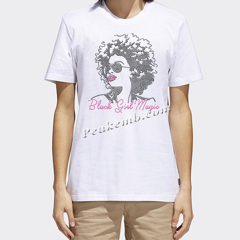 wholesale wear glasses Afro black girl magic design heat iron on transers for tshirt hat etc. 7 wholesale wear glasses Afro black girl magic design heat iron on transers for tshirt hat etc. - Image 5