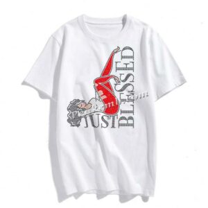 wholesale girl JUST BLESSED red des &hellip;