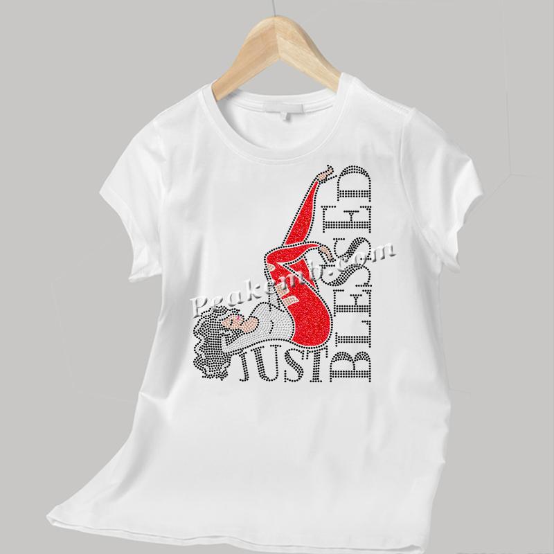 wholesale girl JUST BLESSED red design heat iron on transers for tshirt hat etc. 4 wholesale girl JUST BLESSED red design heat iron on transers for tshirt hat etc. - Image 2