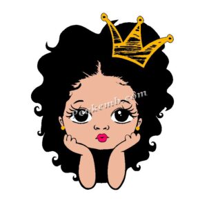 wholesale little Afro girl w/ crown …