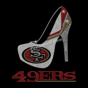 wholesale high heel 49ers design  r …