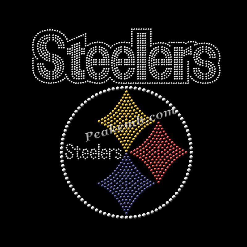 wholesale steelers w/ logo rhinestone iron on transers for tshirt hat etc. 8 wholesale steelers w/ logo rhinestone iron on transers for tshirt hat etc. - Image 6