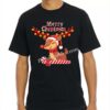 wholesale merry christmas w/ cartoon elk heat iron on transfers 1 158