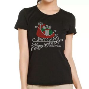 xmas sleigh w/ gifts iron on rhines &hellip;