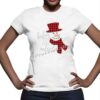 baby it's cold outside rhinestone letters w/ snowman christmas iron on transfers 1 208