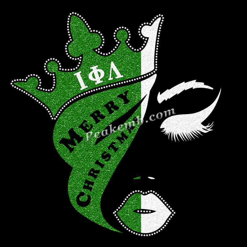 Iota Phi Lambda (??????) w/ crown merry christmas design wholesale iron on heat transfers 8 Iota Phi Lambda (??????) w/ crown merry christmas design wholesale iron on heat transfers - Image 6