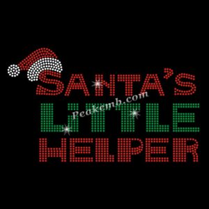 santa’s little helper rhinest …