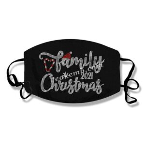 family xmas rhinestone letters iron &hellip;