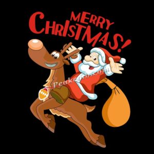 merry christmas w/ happy santa &amp …