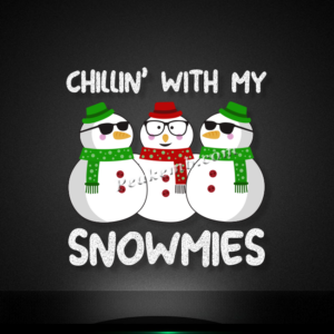 3 snowmen “chillin’ wit …