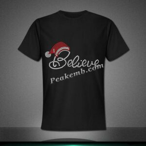 believe w/ santa hat christmas rhin &hellip;