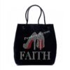 wholesale FAITH letters w/ high heel iron on rhinestone transfer 2 11 5 1