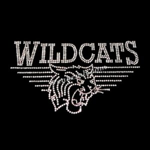 wildcats letters w/ logo iron on rh …
