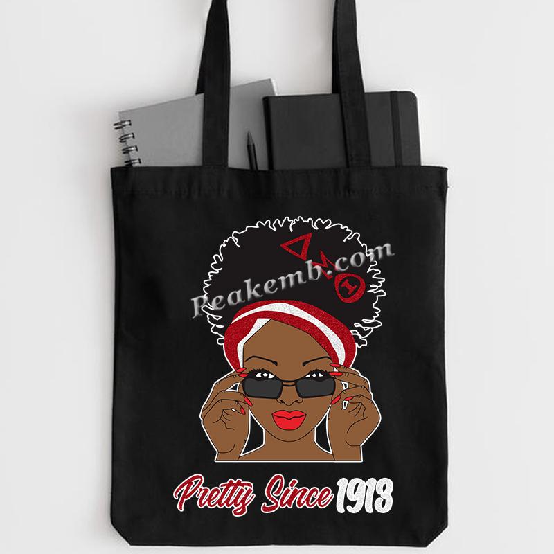vinyl Delta Sigma Theta (??????) pretty since 1913 letters w/ afro girl heat iron on transfer 7 vinyl Delta Sigma Theta (??????) pretty since 1913 letters w/ afro girl heat iron on transfer - Image 5