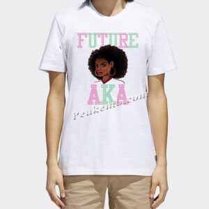 FUTURE Alpha Kappa Alpha letters w/ afro girl …