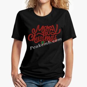 red merry christmas letters rhinest &hellip;