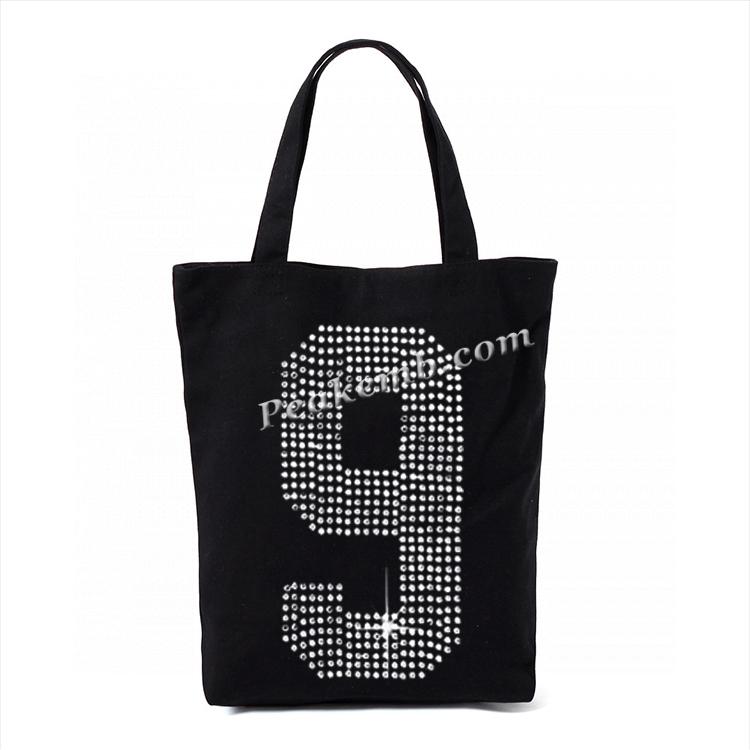 wholesale bling number 9 design iron on rhinestone transfer 4 wholesale bling number 9 design iron on rhinestone transfer - Image 2