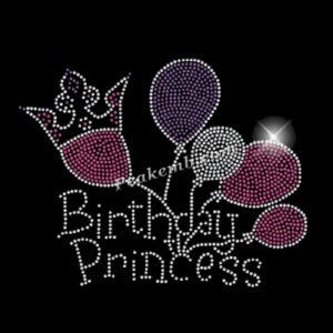 birthday princess letters w/ balloo …
