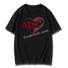 vinyl 1913 Delta Sigma Theta (??????) letters w/ rhinestone heart design iron on transfer 1 240