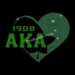 vinyl 1908 Alpha Kappa Alpha (ΑΚΑ) letters …