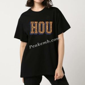 vinyl HOU letters iron on heat tran &hellip;