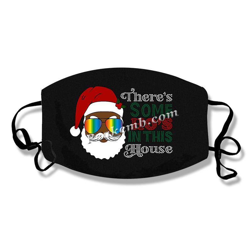 there's some ho's in this house letters w/ santa design rhinestone iron on transfer 3 there's some ho's in this house letters w/ santa design rhinestone iron on transfer