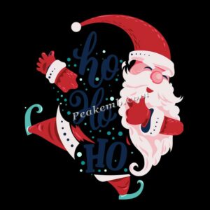 vinyl happy santa w/ hohoho letters …
