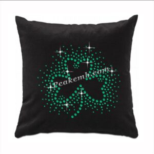 clover design iron on rhinestone tr &hellip;