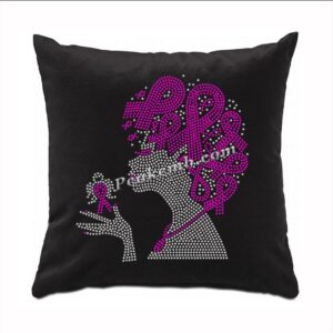 ribbon girl design iron on rhinesto &hellip;